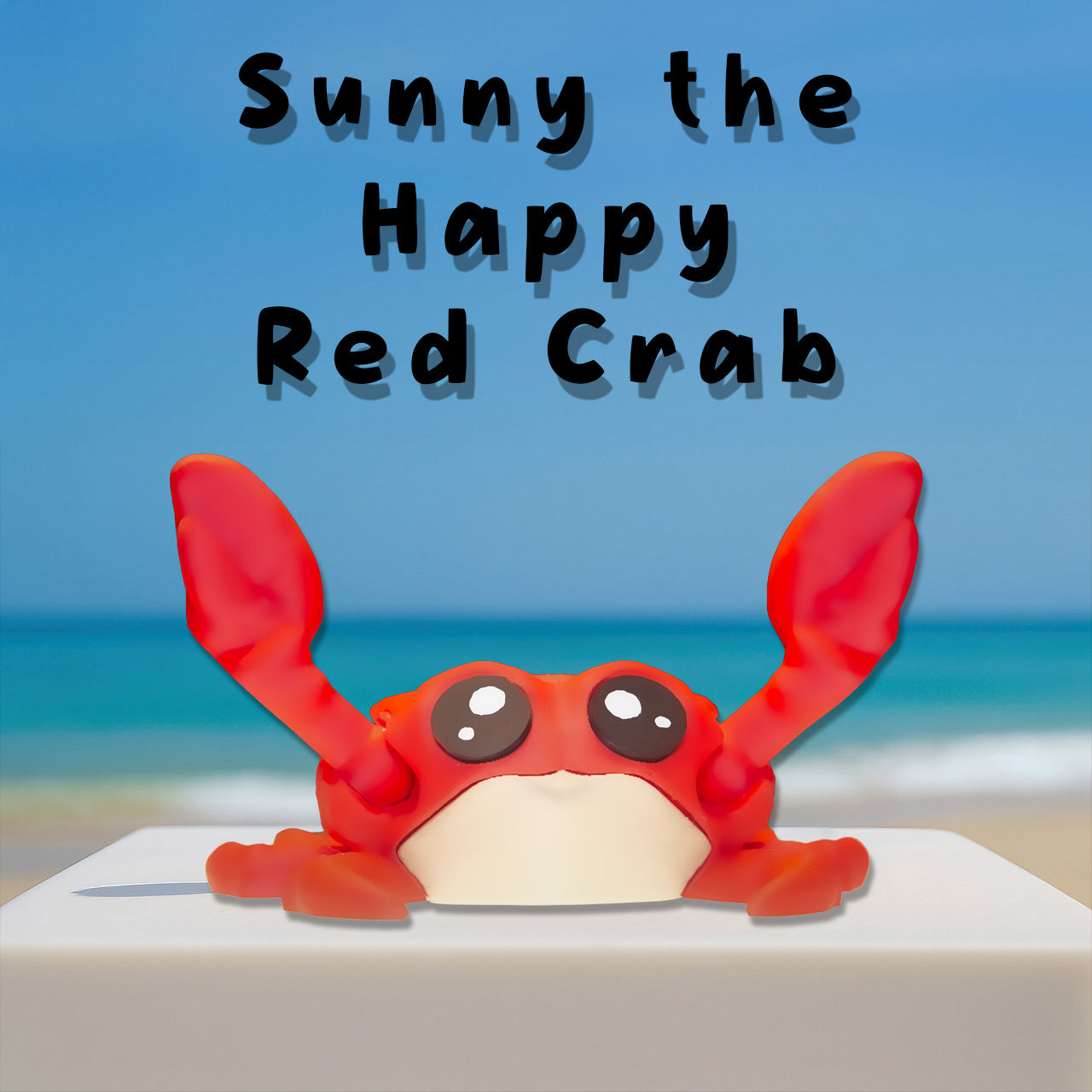 Sunny the Happy Red Crab