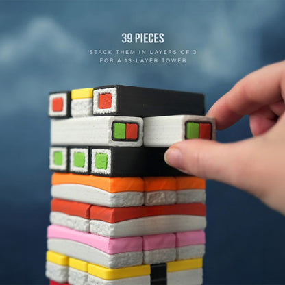 Sushi Stack Jenga Game