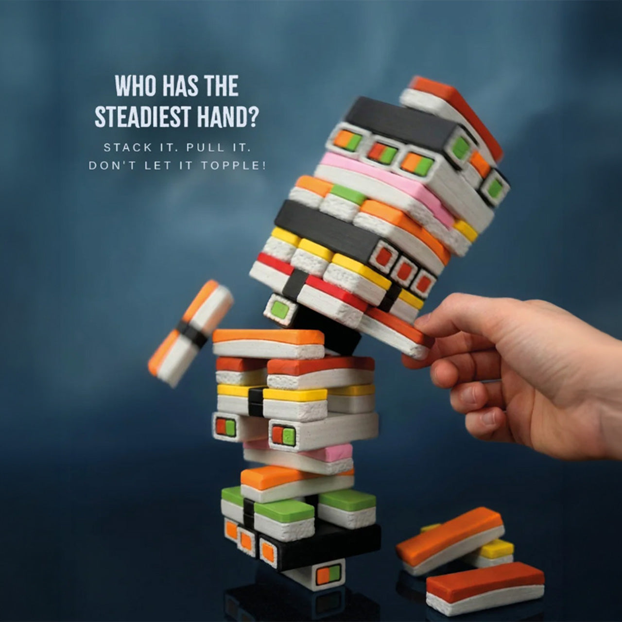 Sushi Stack Jenga Game