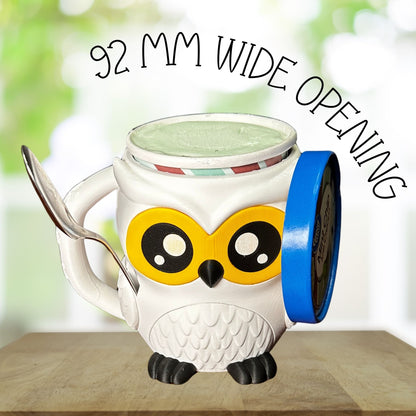 Ollie the White Owl Ice Cream Pint Holder