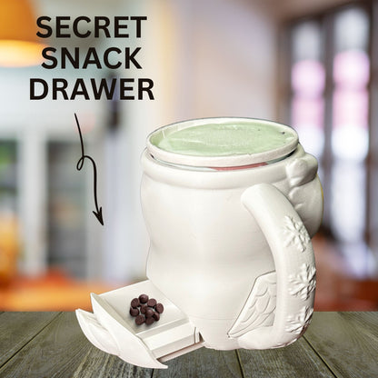 Ollie the White Owl Ice Cream Pint Holder